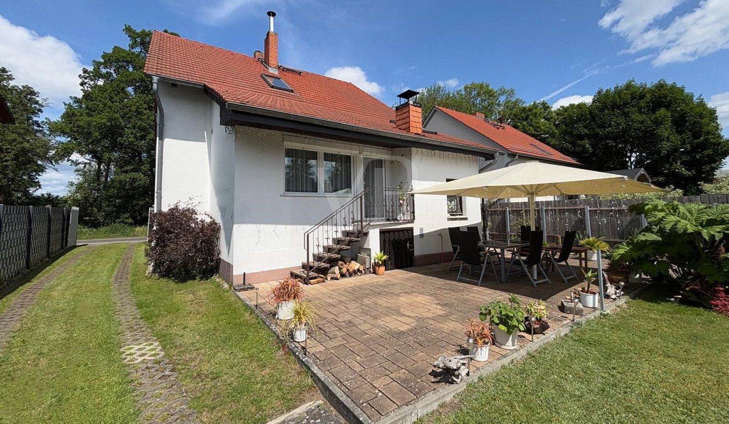 Blick zur Terrasse
