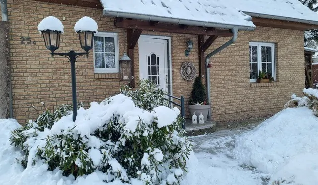 Eingangsbereich im Winter