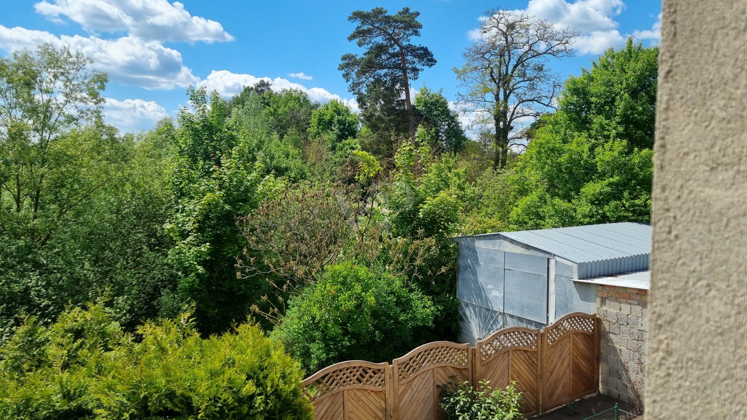 Blick aus dem OG