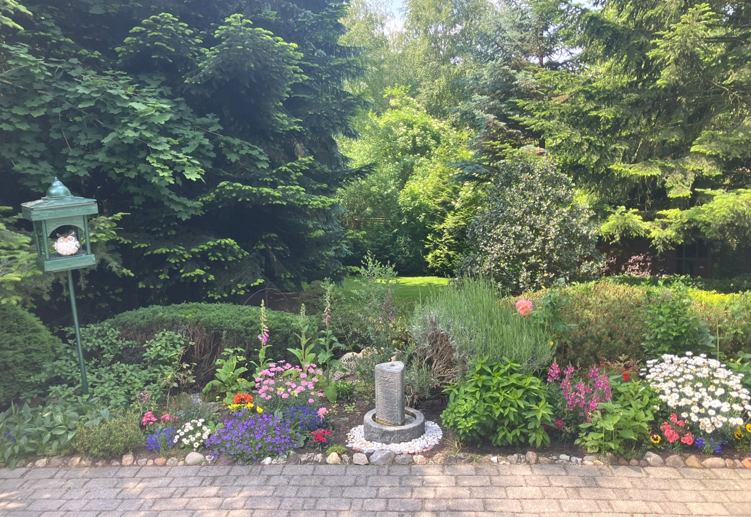 Garten mit Blick ins Grüne