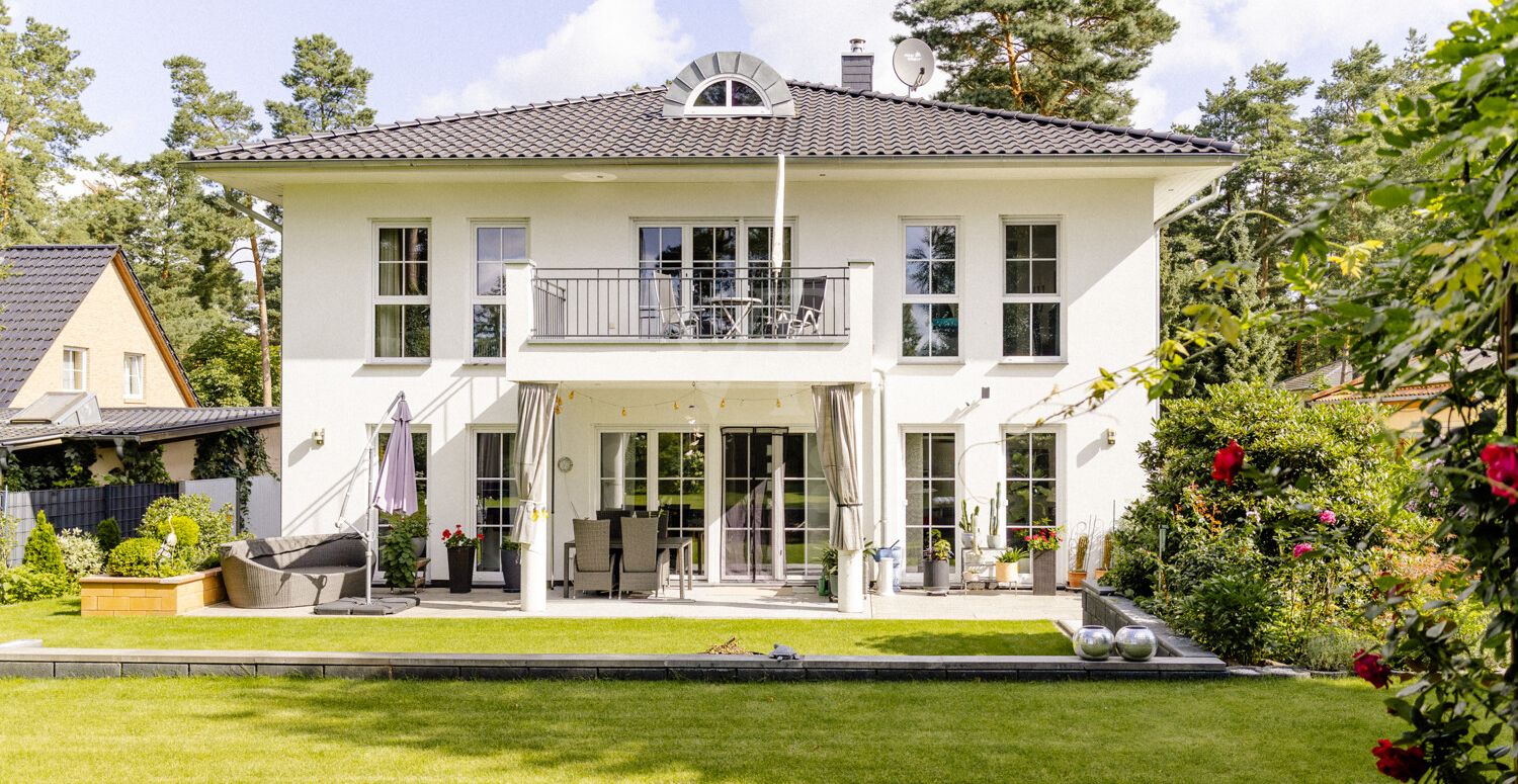 Gartenansicht Haus