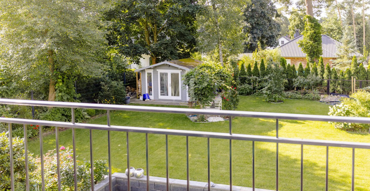 Blick vom Balkon