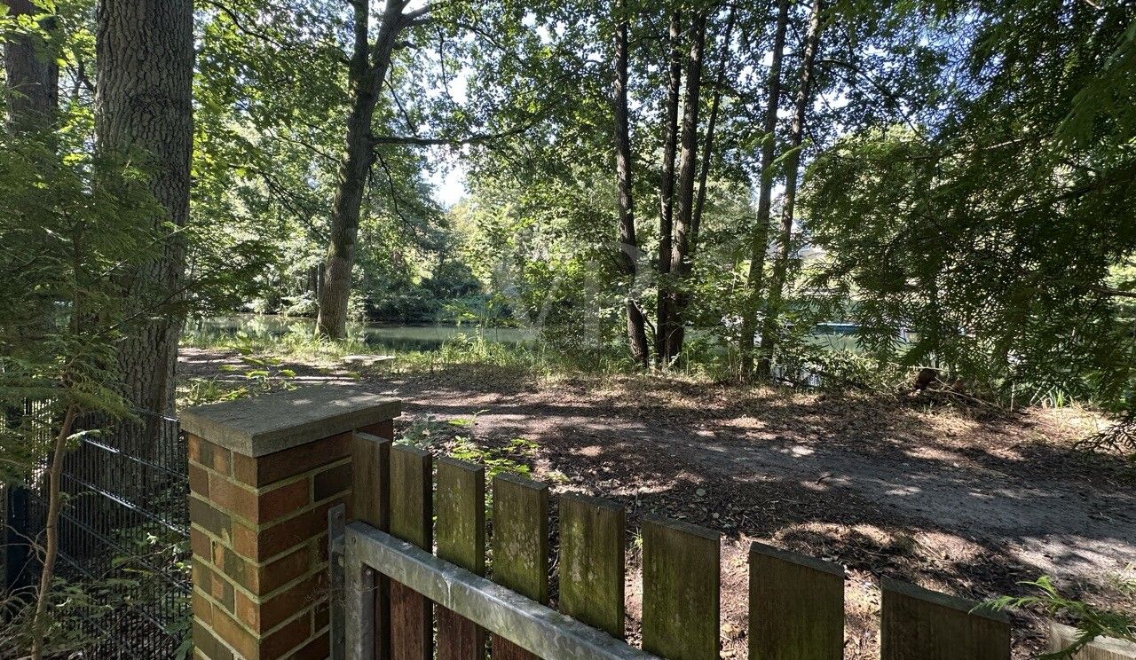 Blick über Gartenzaun
