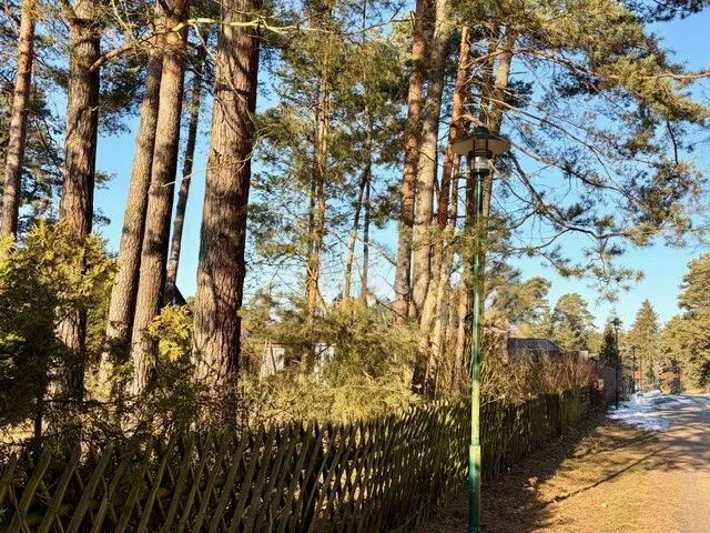 Blick Straße - Grundstück