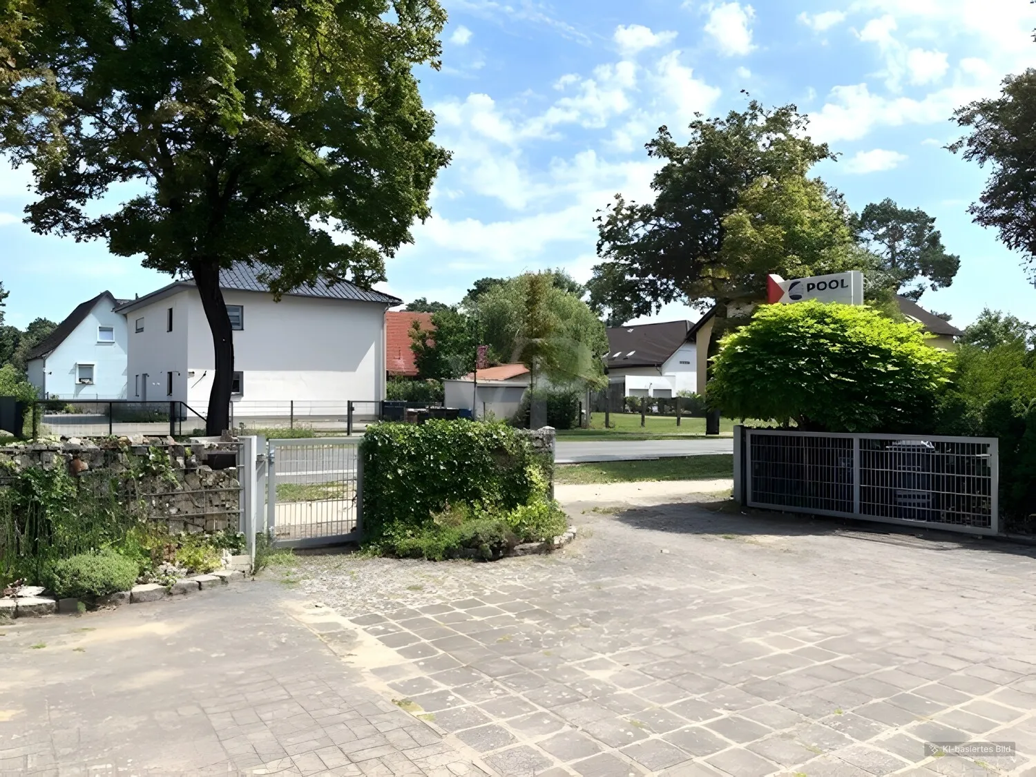 Grundstücksausfahrt