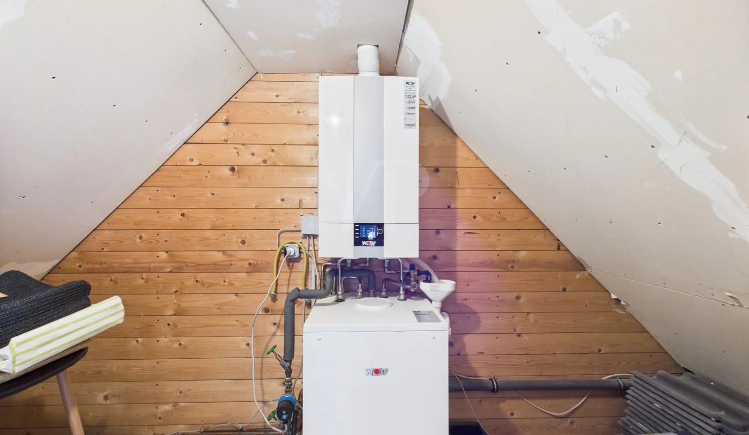 Spitzboden Heizung