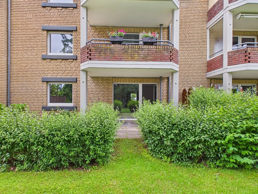 Terrasse Blick in die Wohnung