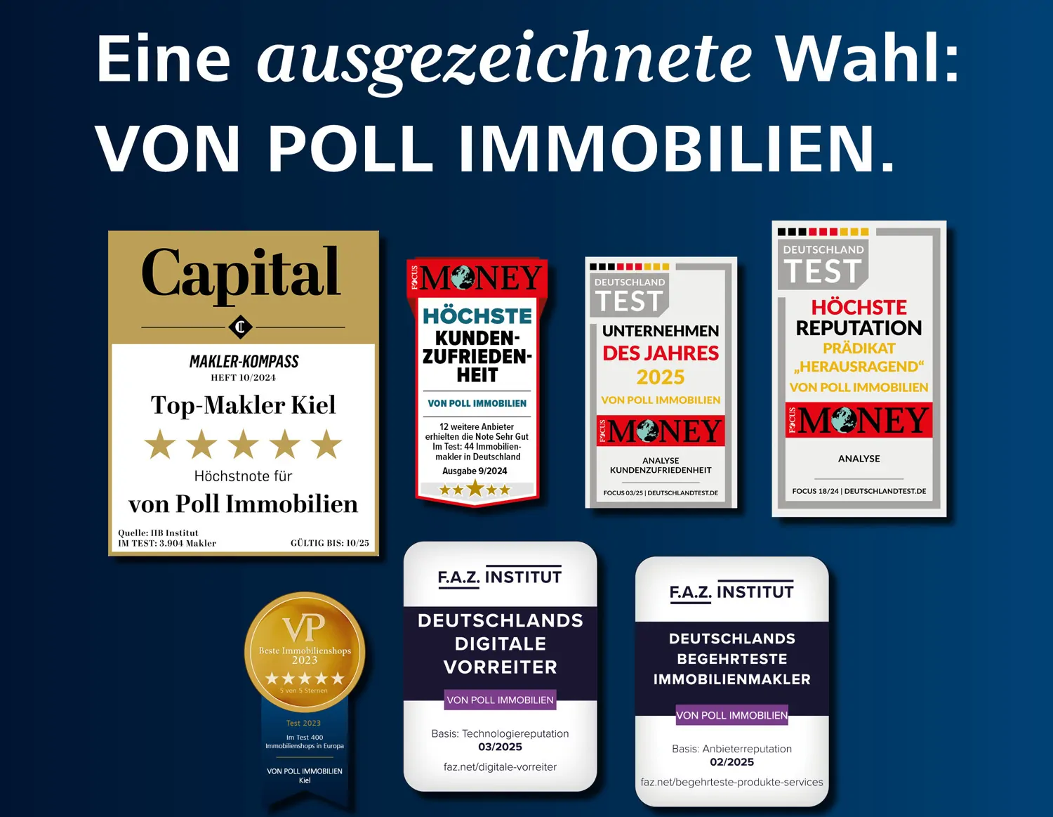 Übersicht der Siegel