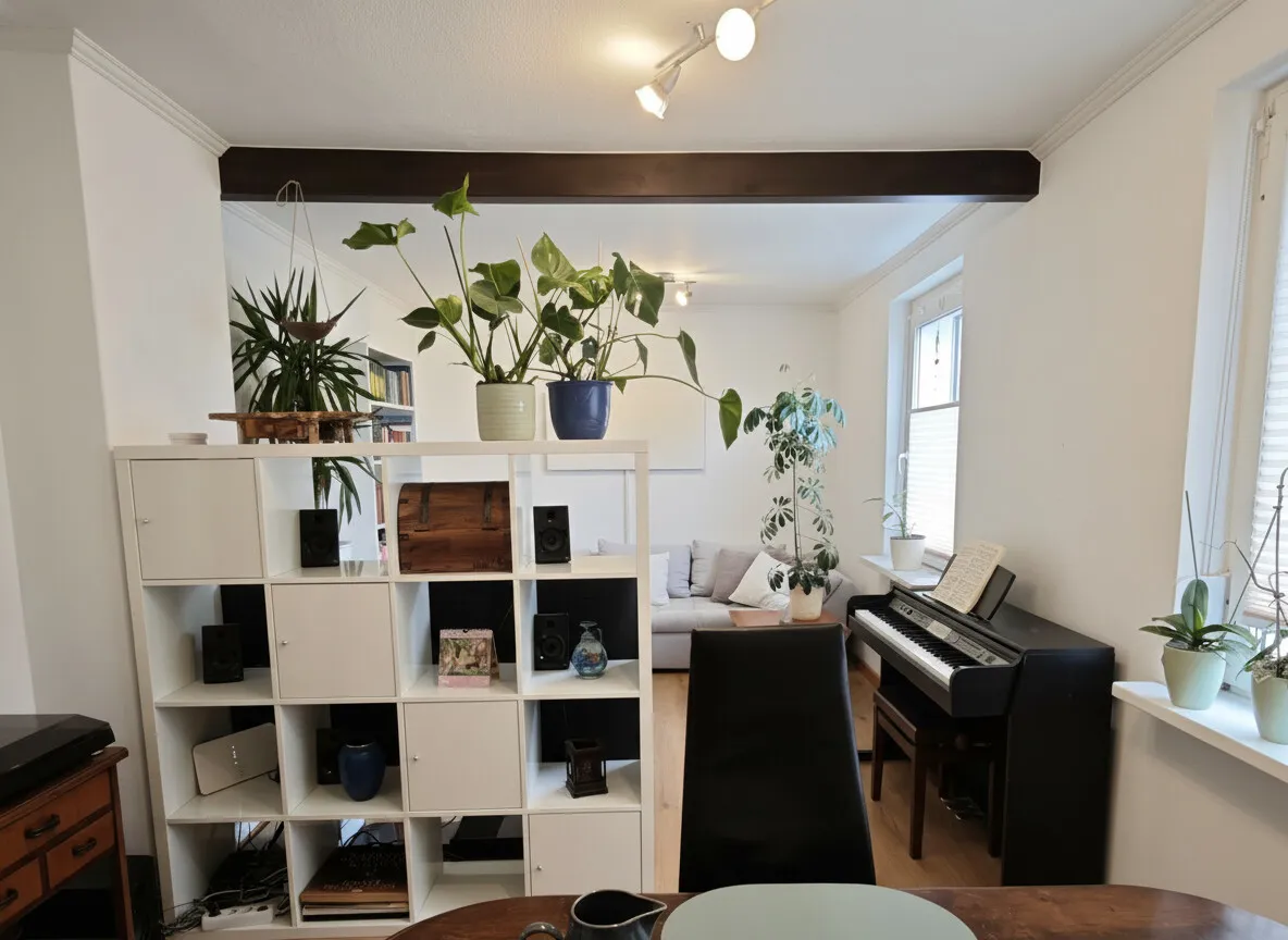 Blick zum Wohnzimmer