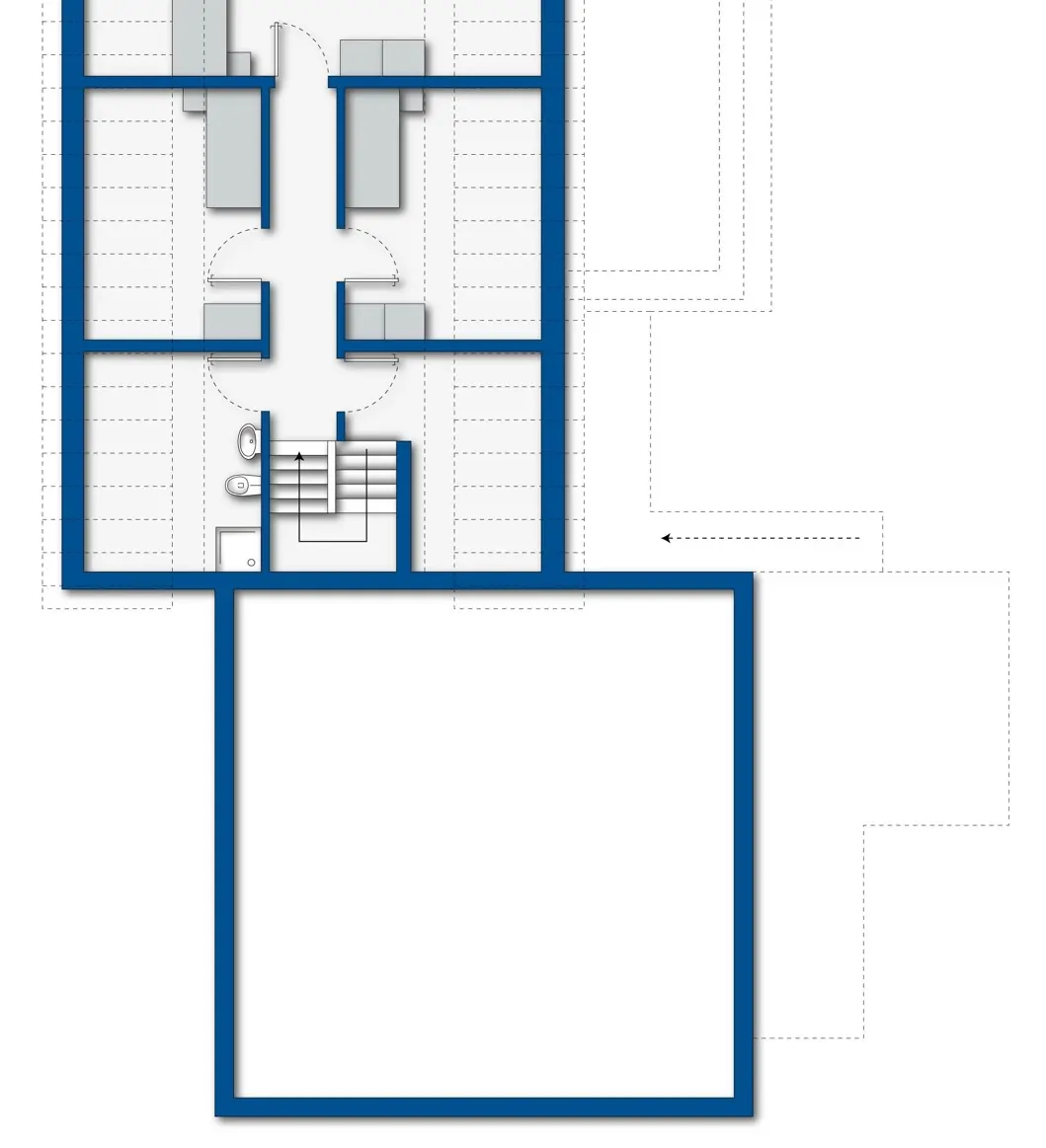 Grundriss 2. OG möbliert