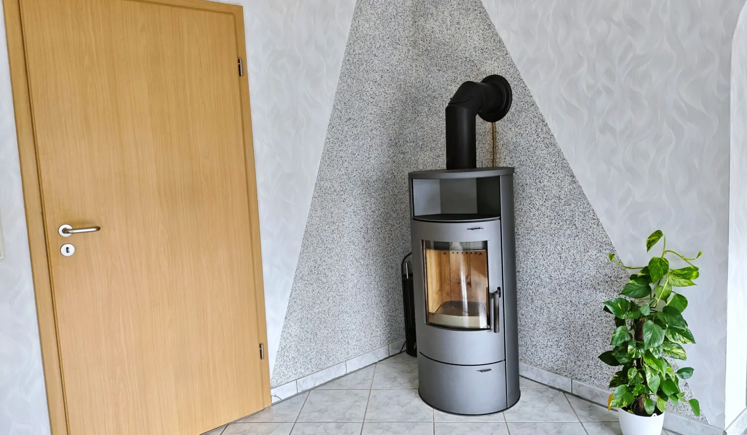 Anbau 1.OG Kamin im Wohnzimmer