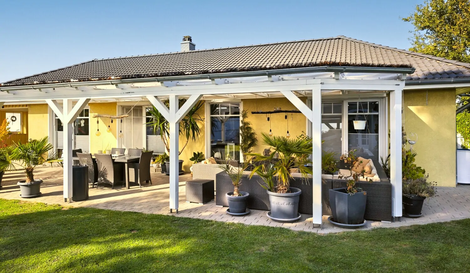 Überdachte Terrasse