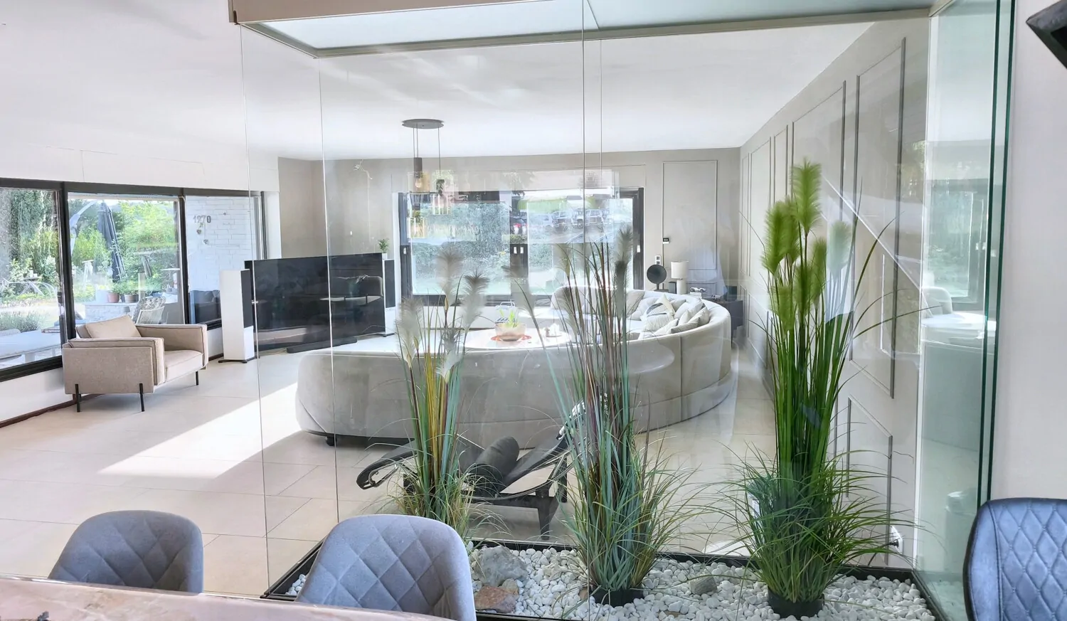 Blick aus der Küche