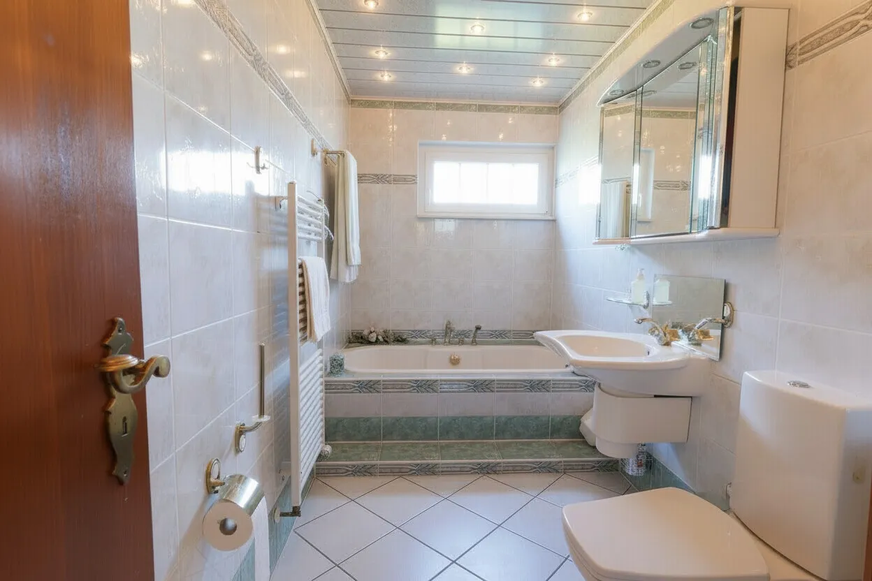 Badezimmer Ansicht 1