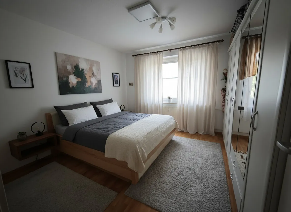 Schlafzimmer KI bearbeitet
