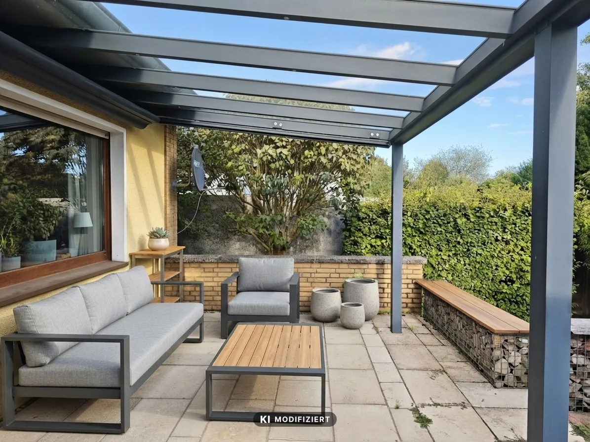 überdachte Terrasse