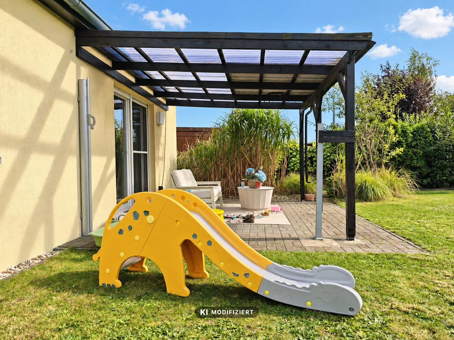 überdachte Terrasse Ansicht 1