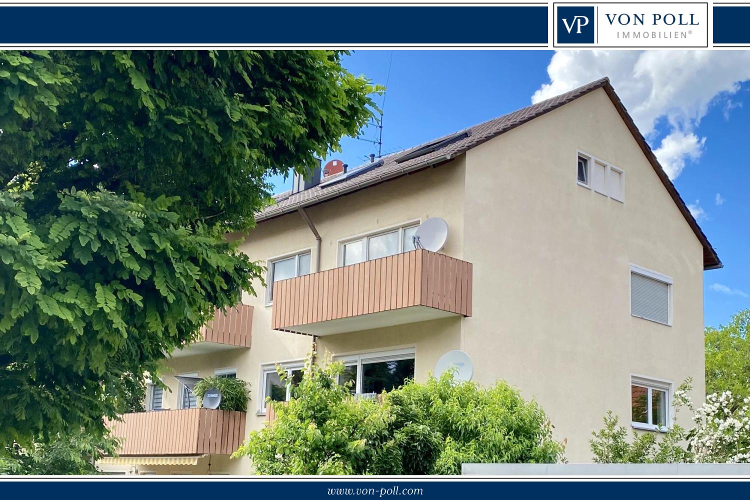 Herzstück von Schwabach: Sonnige 3-Zimmer-Wohnung mit Balkon, Garage und Stellplatz – Eine Kapitalanlage mit Wohlfühlfaktor!