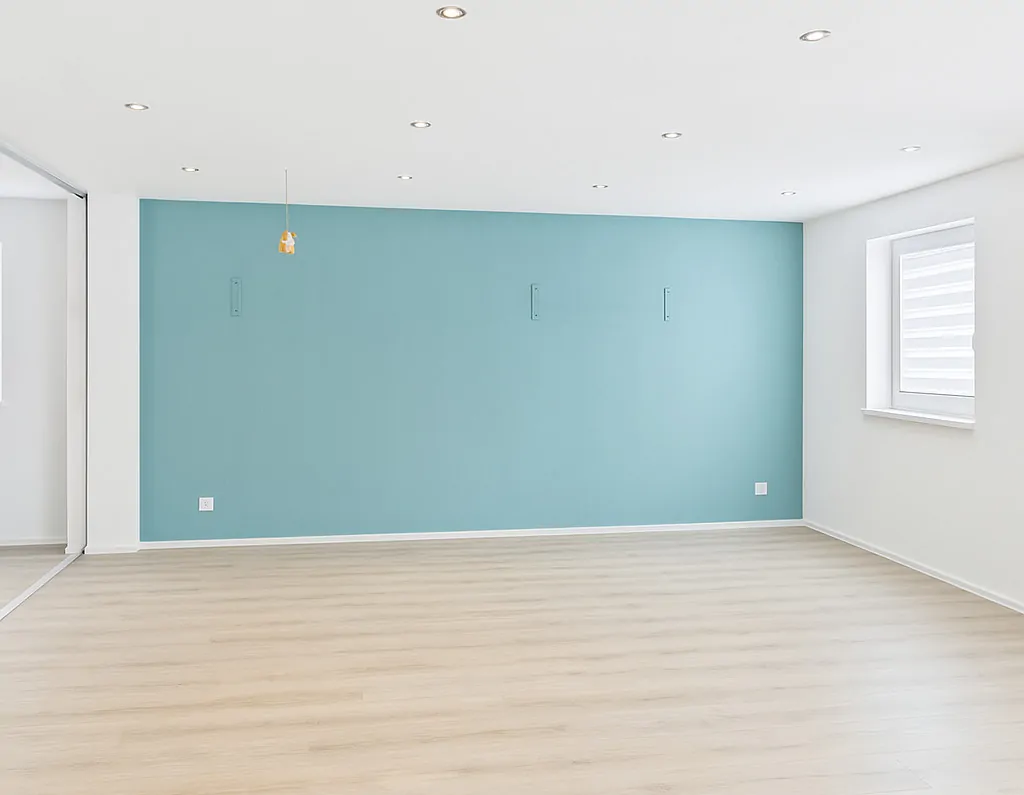 Wohnraum leer Visualisierung