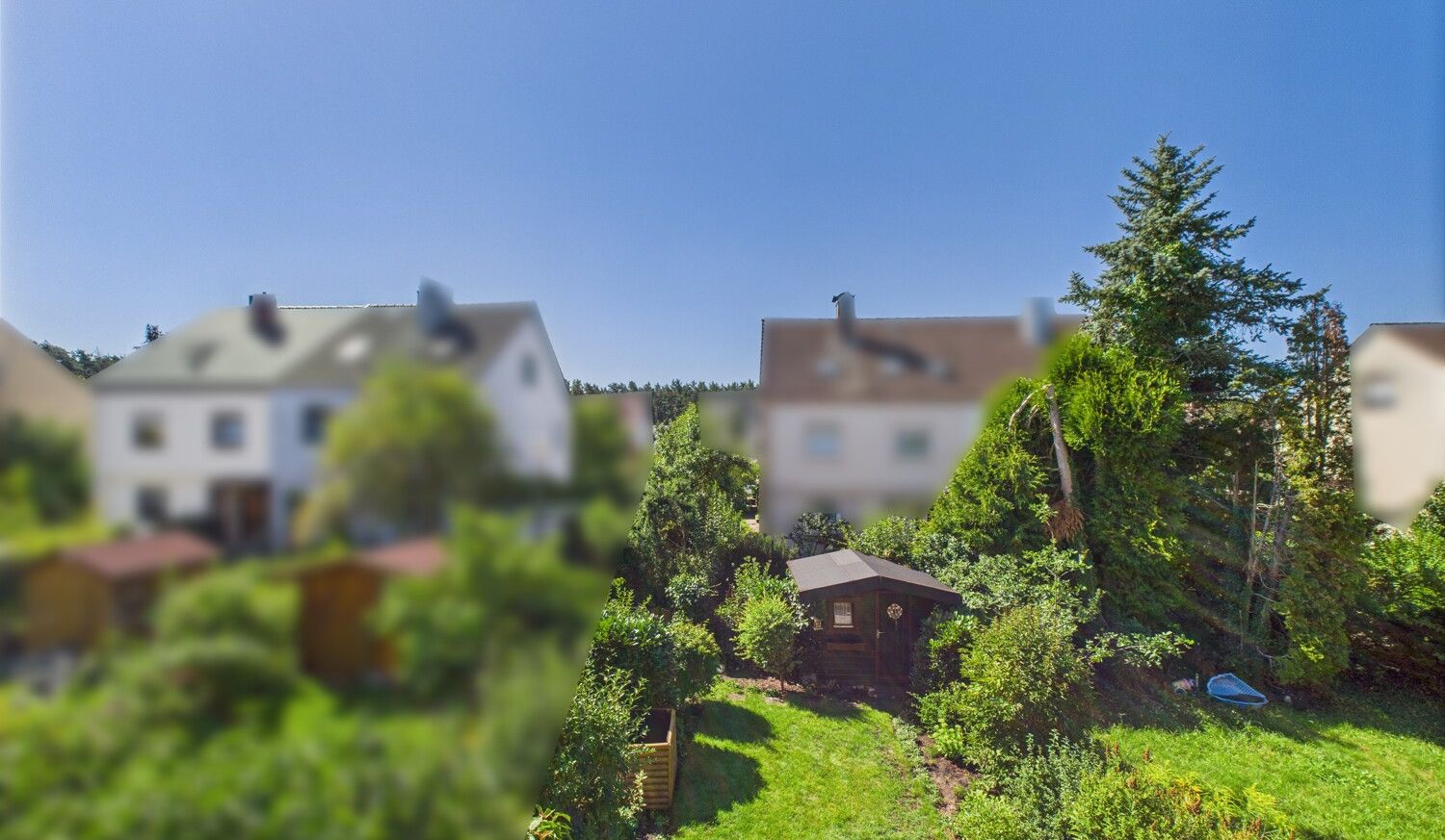 Blick von Balkon