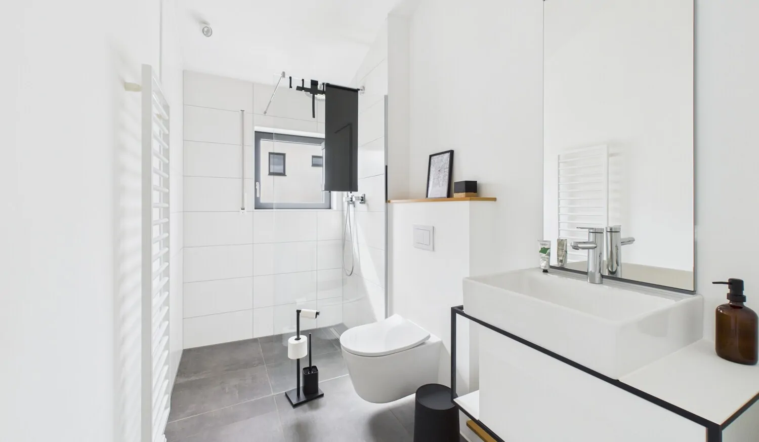 Kinderbad mit bodengleicher Dusche