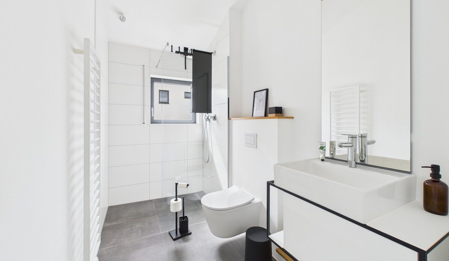 Kinderbad mit bodengleicher Dusche