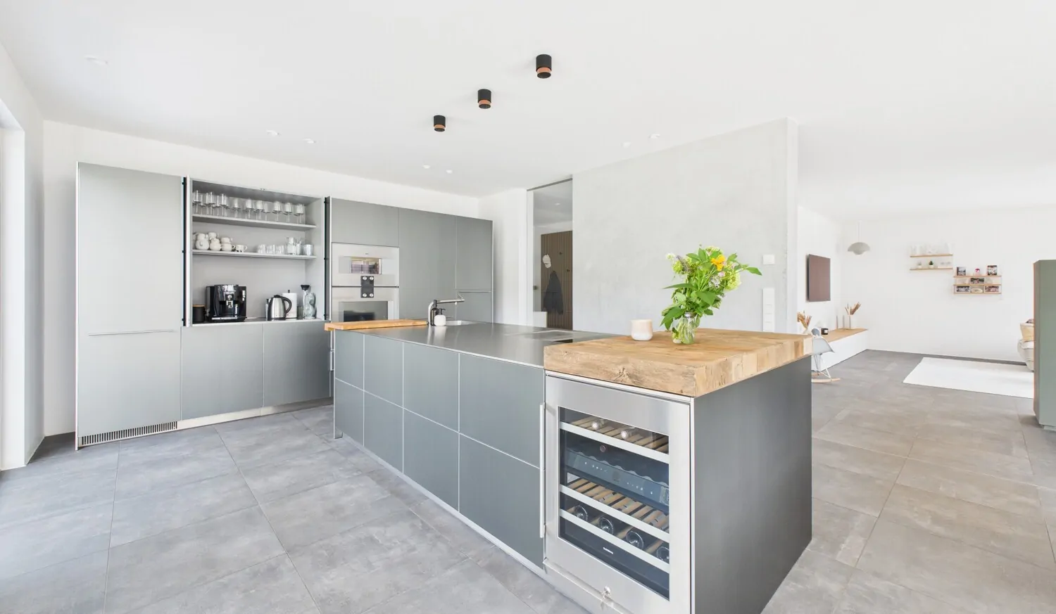 B3 Charakterküche von Bulthaupt mit Gaggenau und Bora Geräten