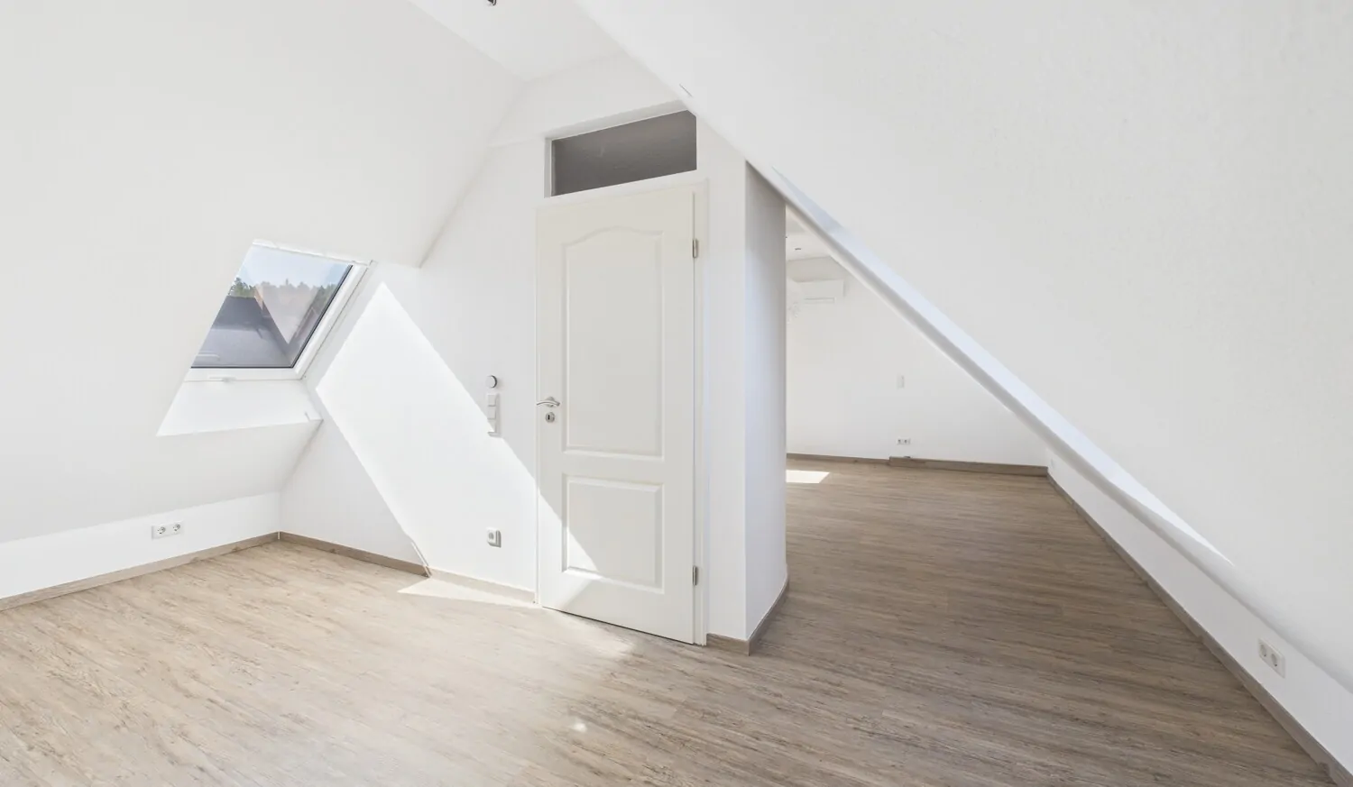 klimatisiertes Jugendzimmer im Dachgeschoss