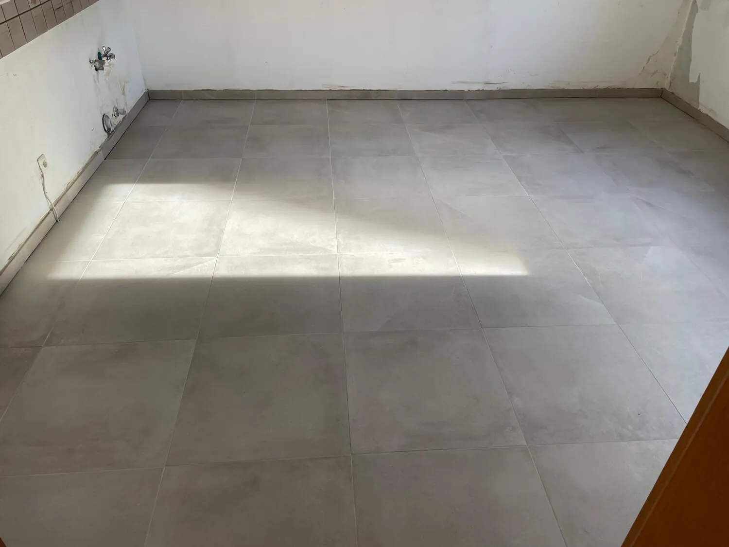 neuer Küchenbelag im Erdgeschoss