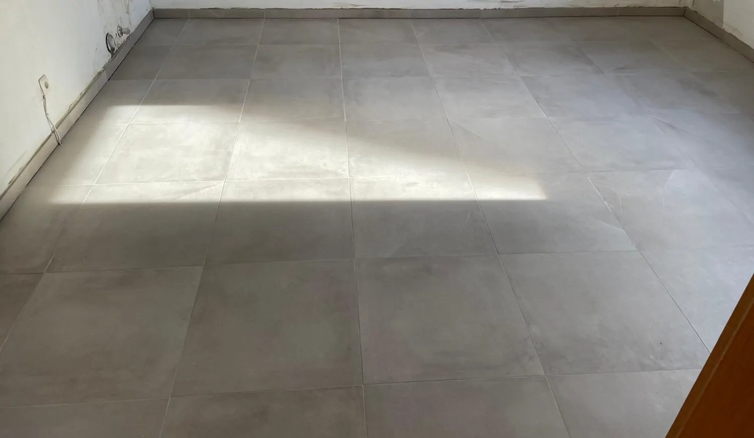 neuer Küchenbelag im Erdgeschoss