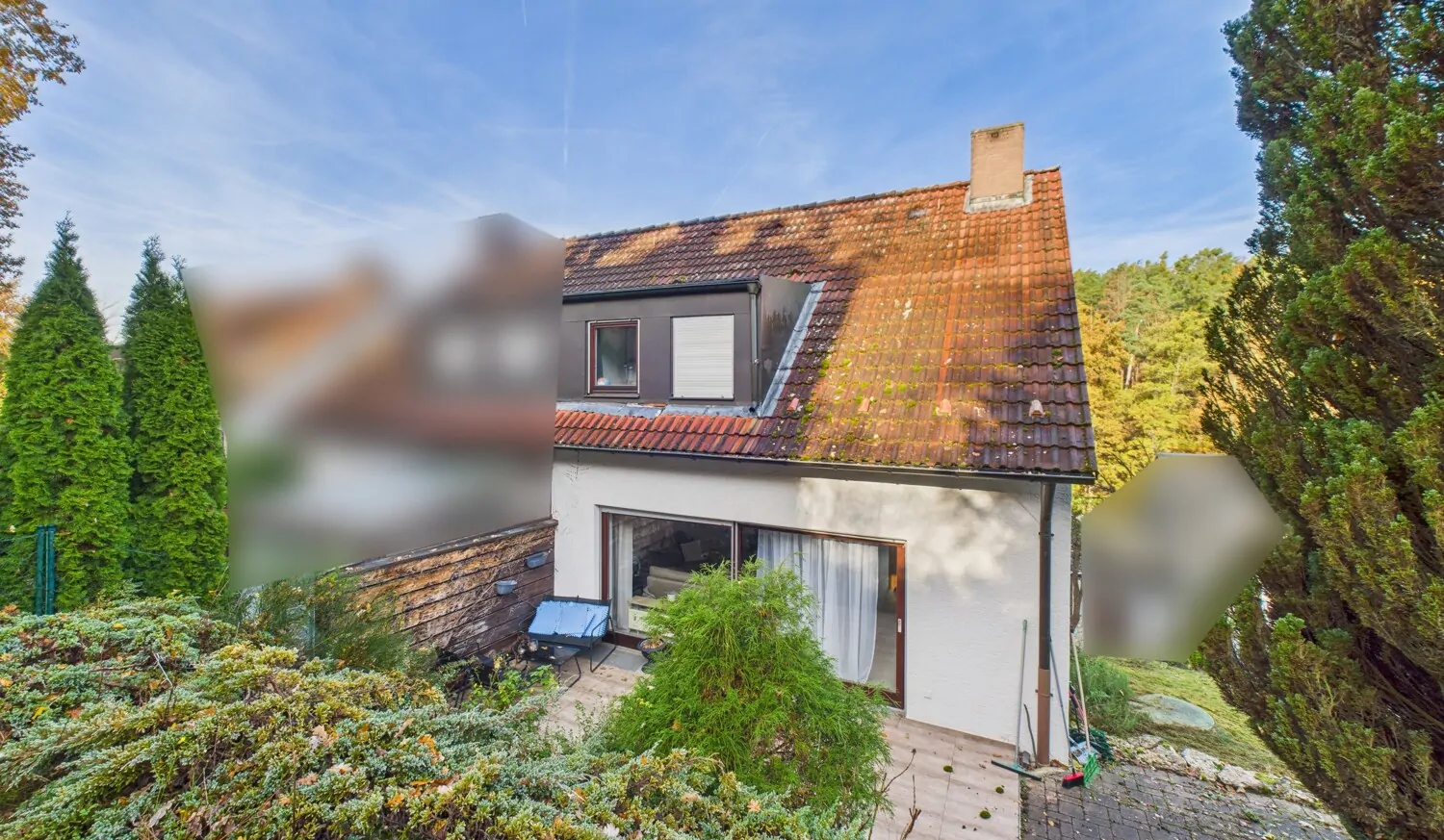 Blick aus dem Garten