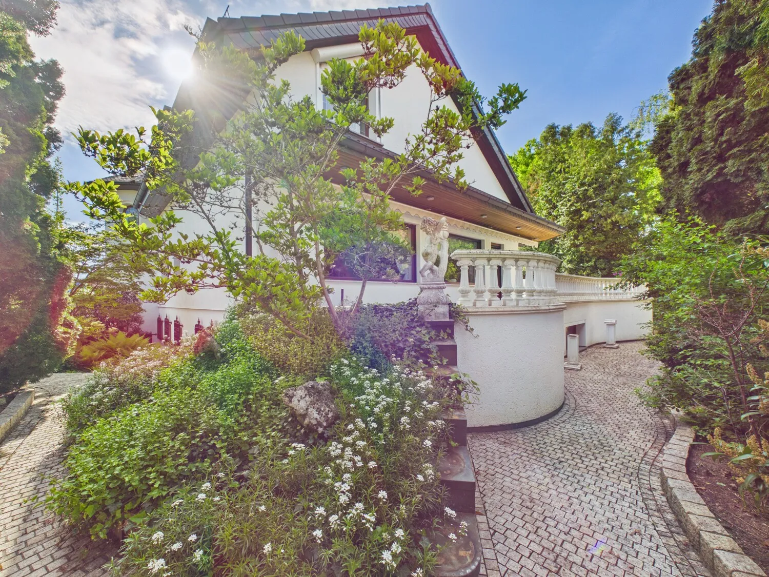Blick auf das Haus