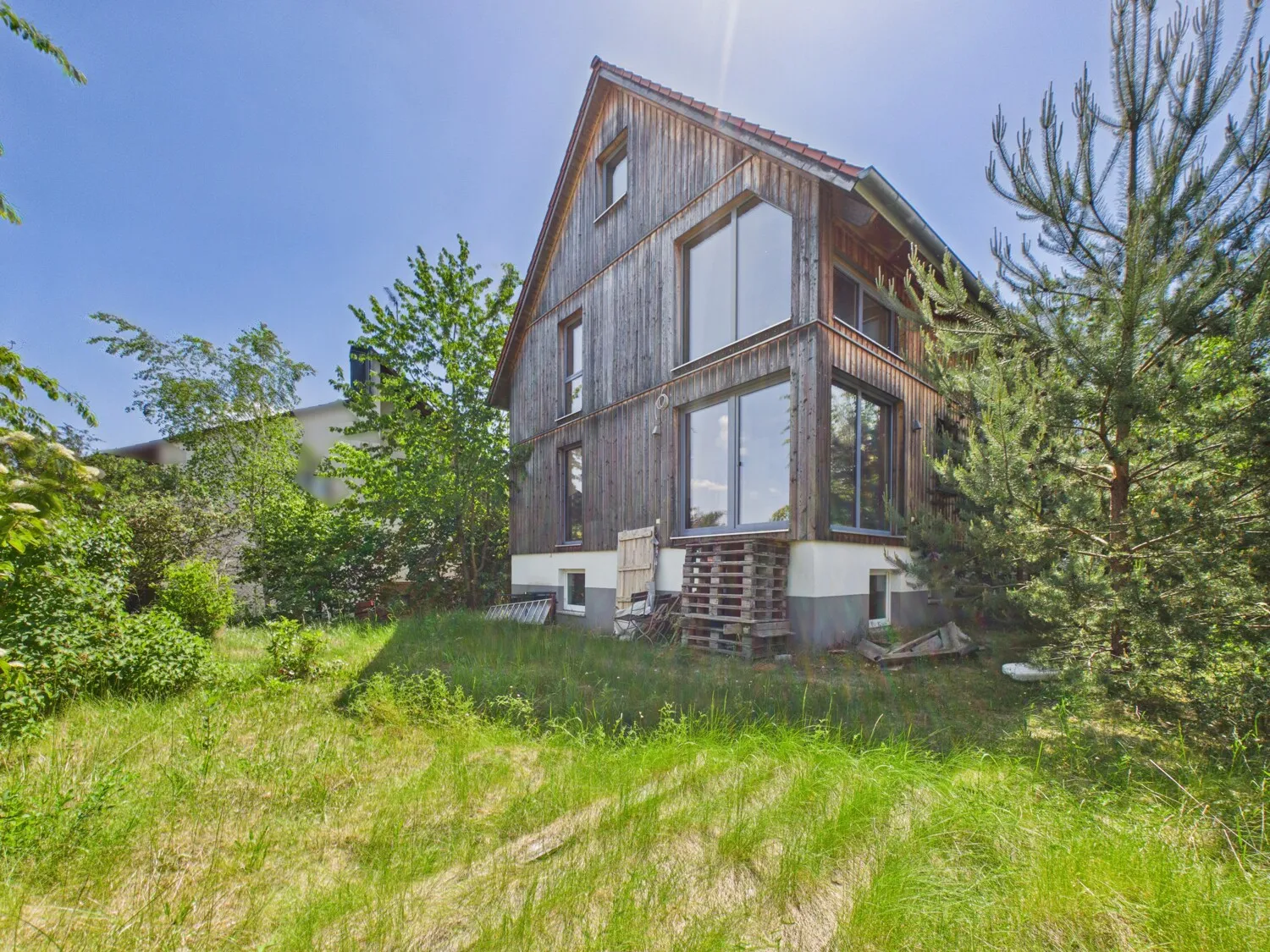 Gartenansicht Hinterhaus