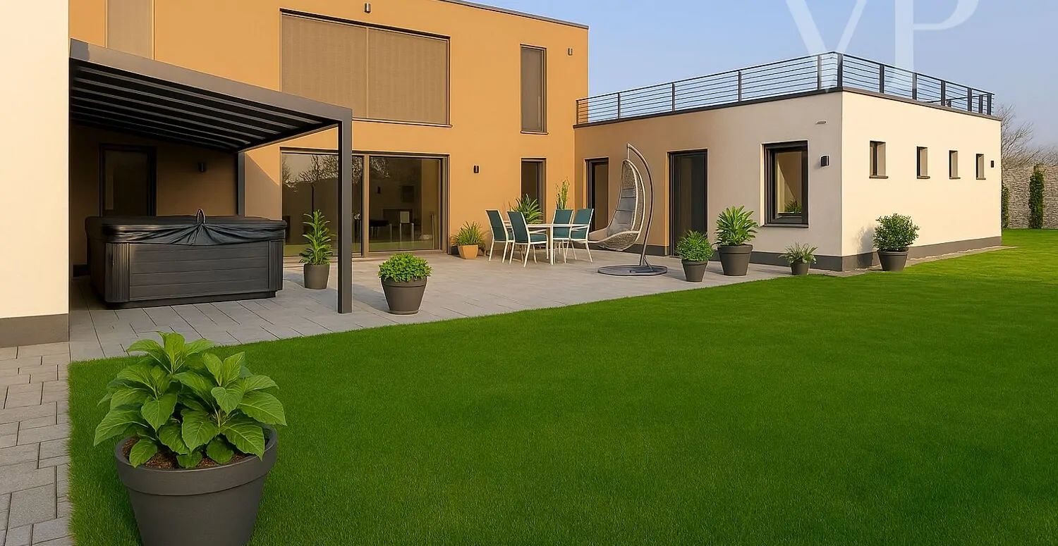 terasz kasós virágokkal