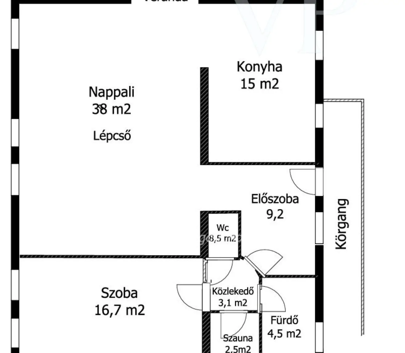 alsó szint alaprajz