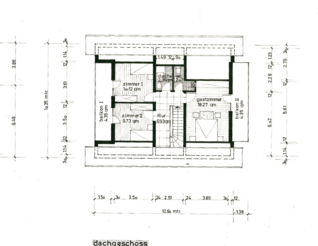 Grundriss Dachgeschoß