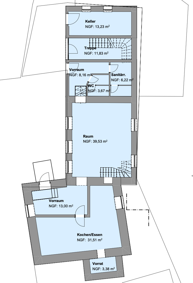 Grundriss UG