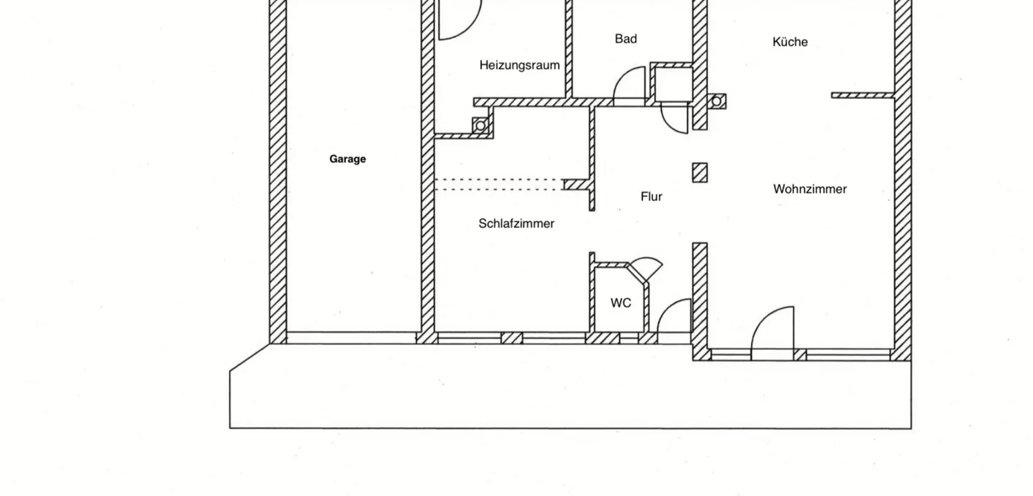 Grundriss untere Whg.