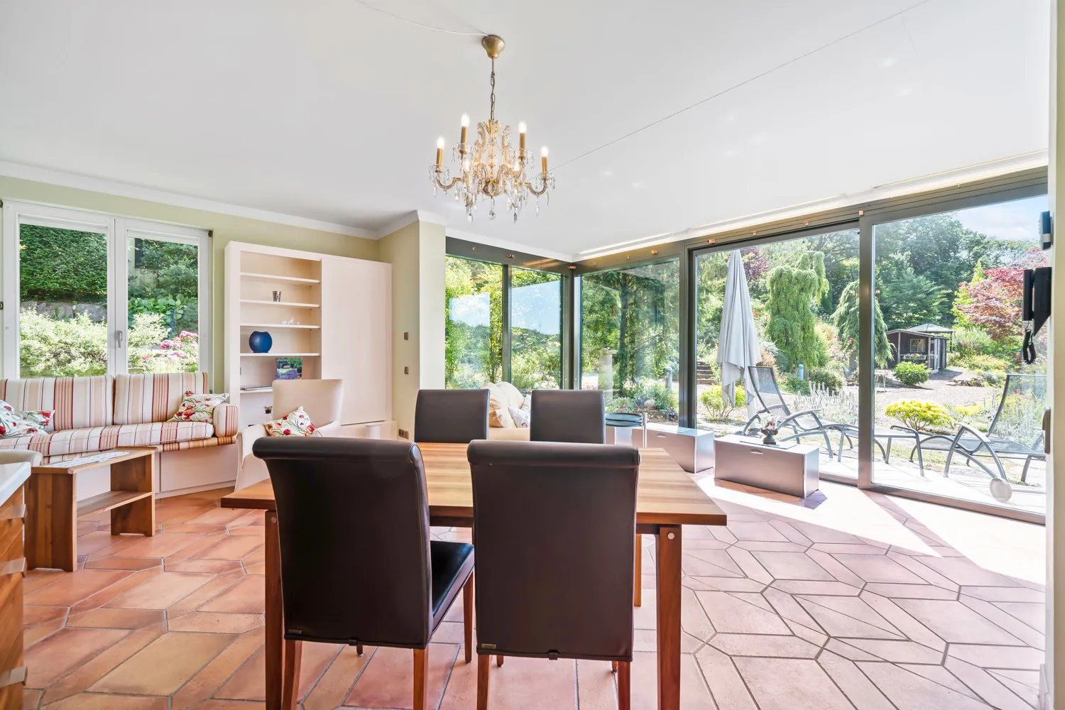 Wohnraum zum Wintergarten