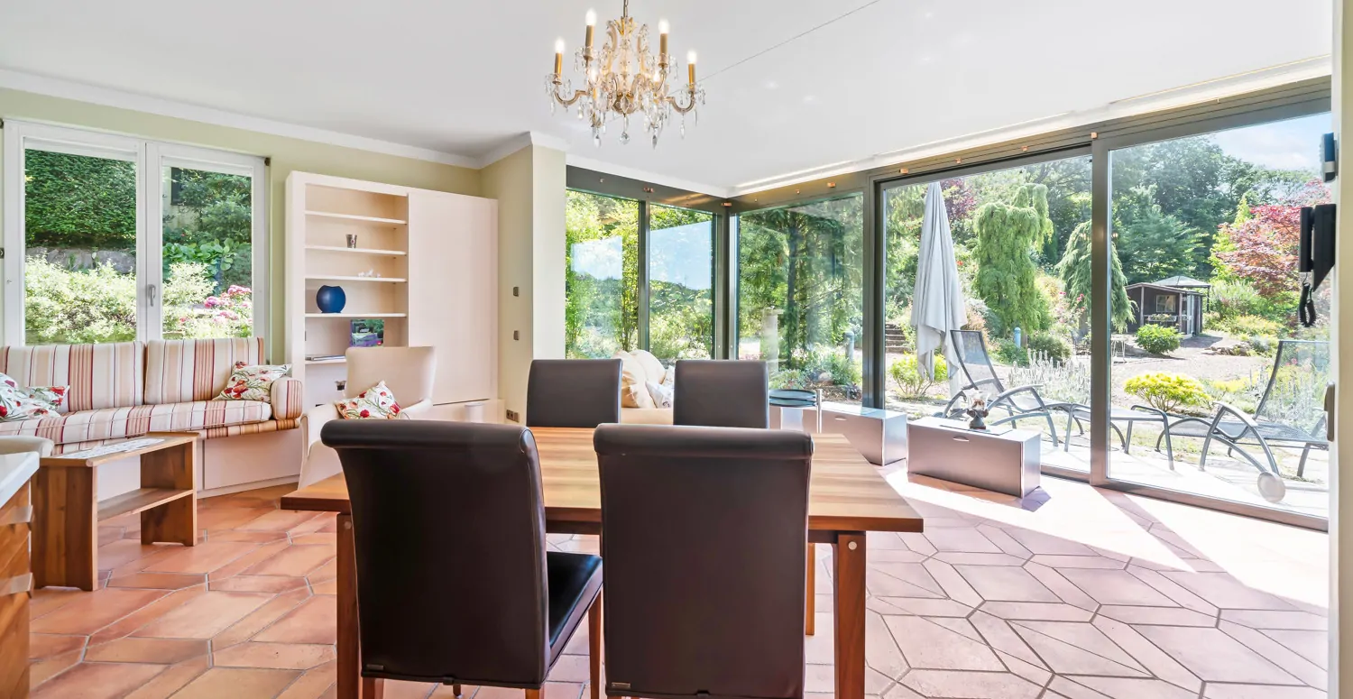 Wohnraum zum Wintergarten