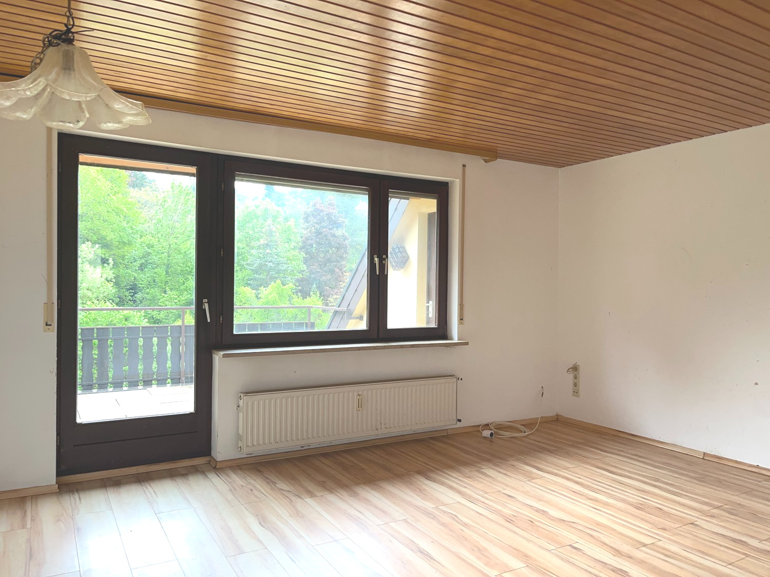 Wohnzimmer mit Dachterrasse
