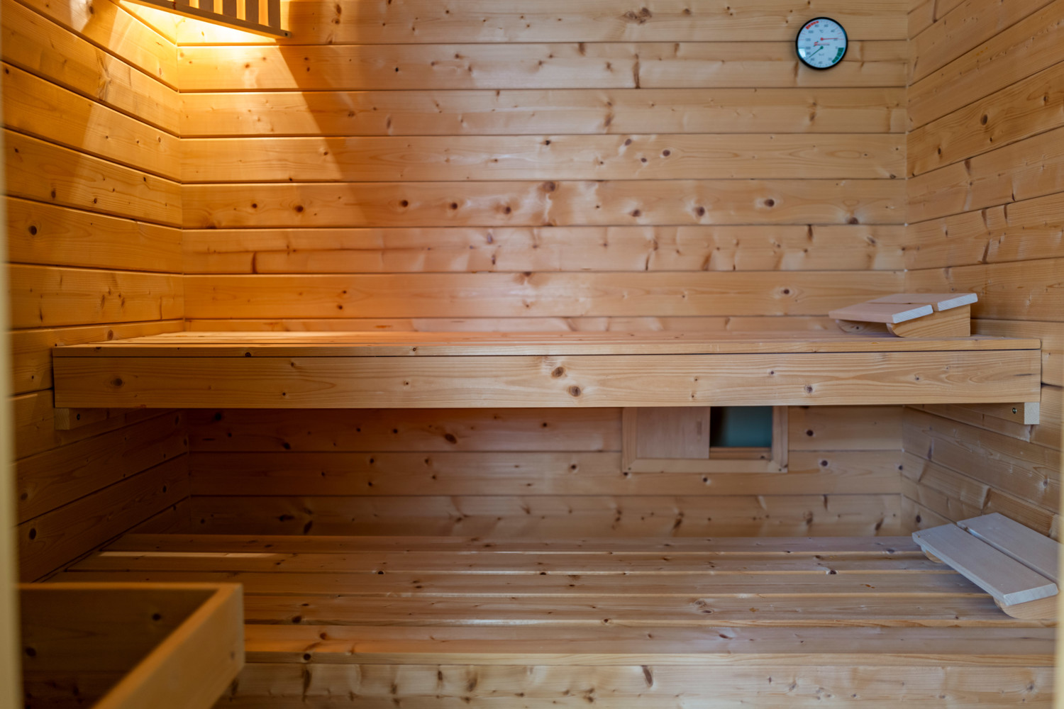 Sauna im Gartengeschoss