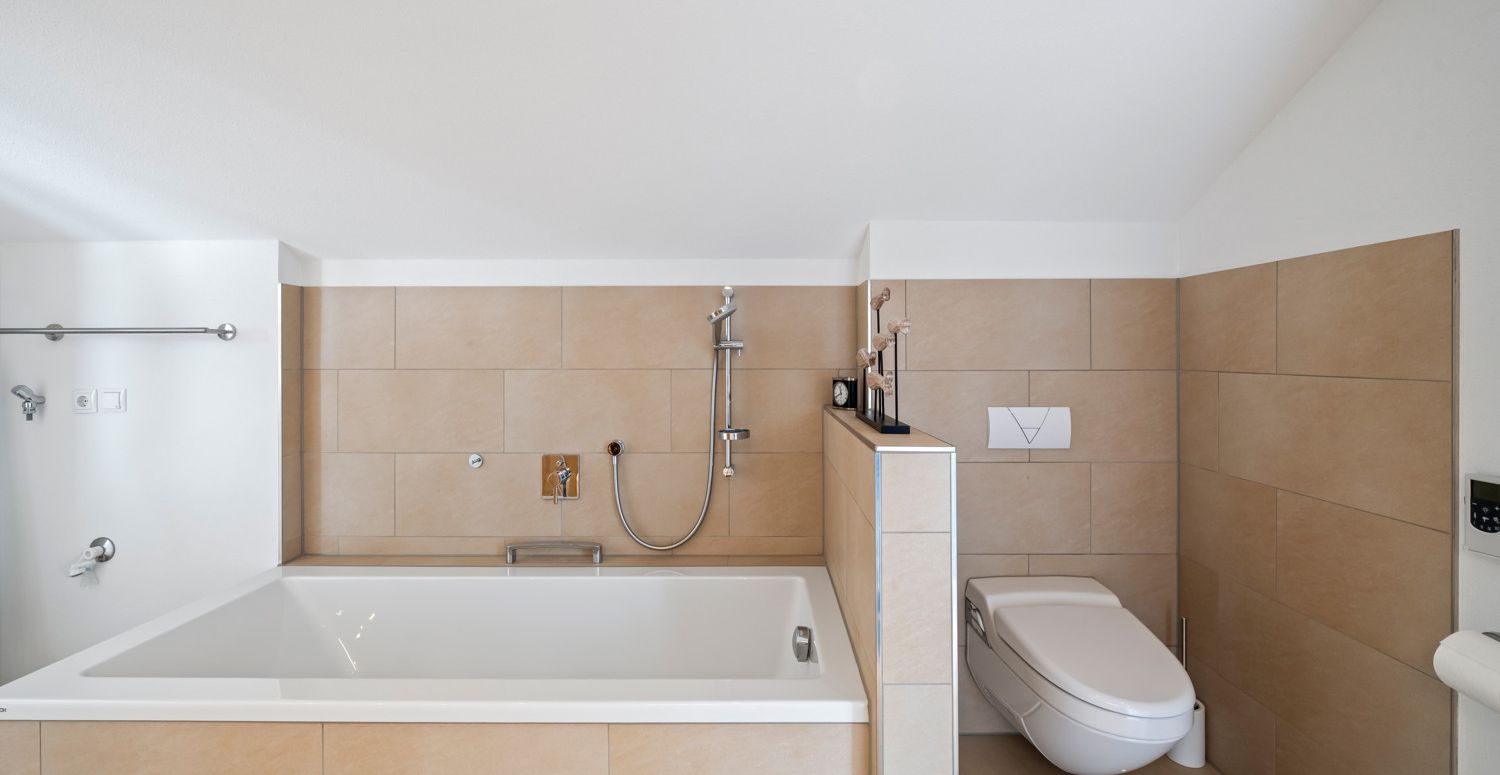 Wanne und Dusch-WC
