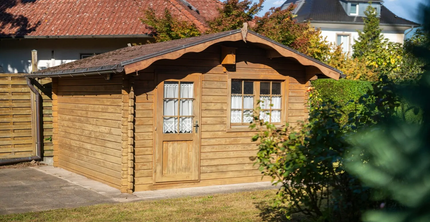 Gartenhaus mit großem Platzangebot