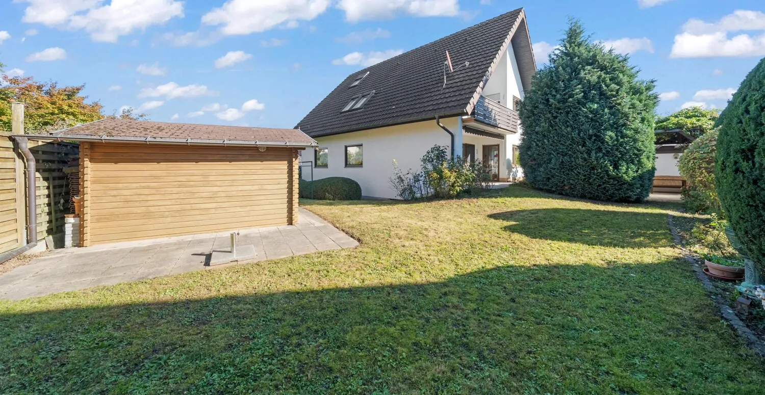 Ansicht aus dem Garten