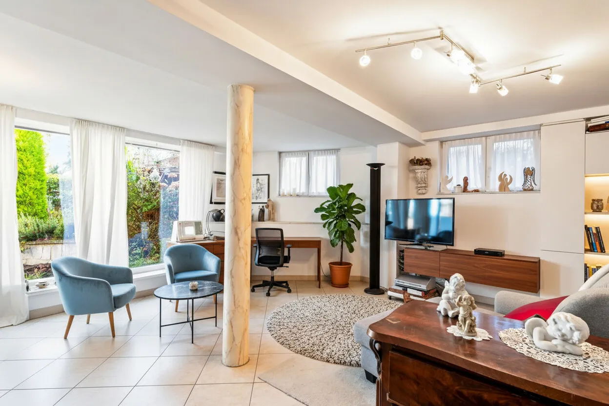 Großzügige und offene Grundrissgestaltung