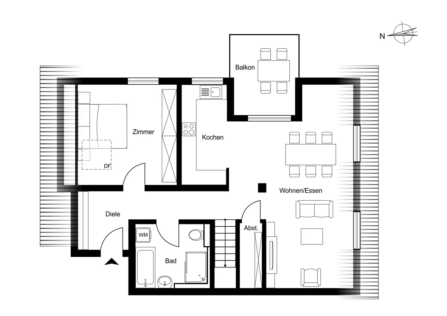 Grundriss DG 1