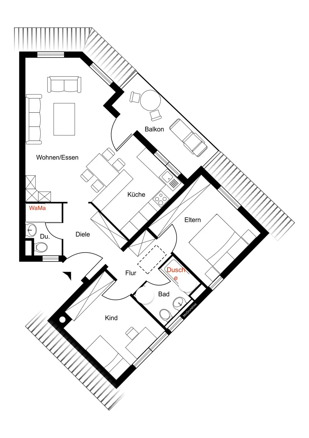 Grundriss / Skizze