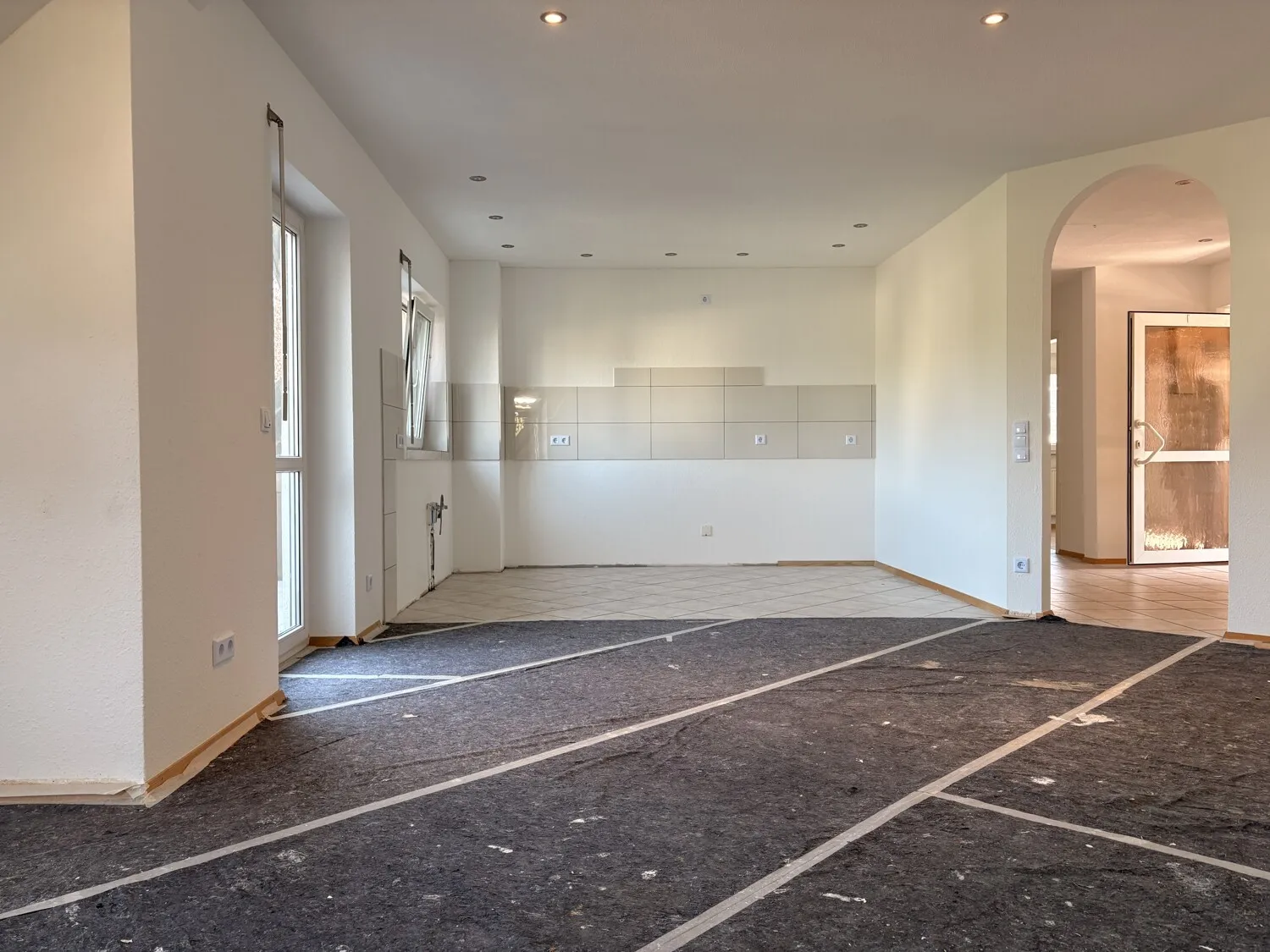 Offene Küche - neue EBK wird geliefert