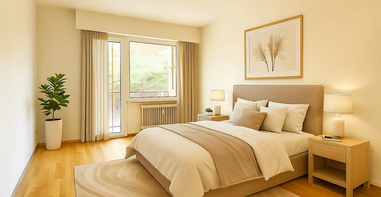 Schlafzimmer Visualisierung
